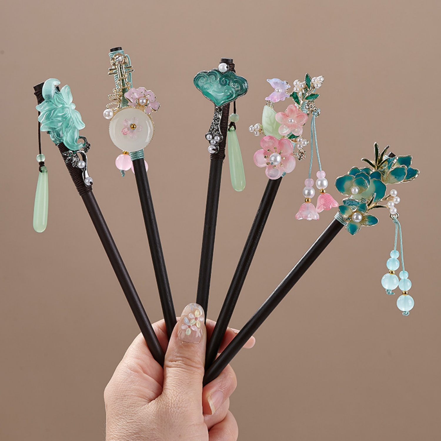 Hair Fork Stick - Vintage Flower Hairpin For Women Elegant