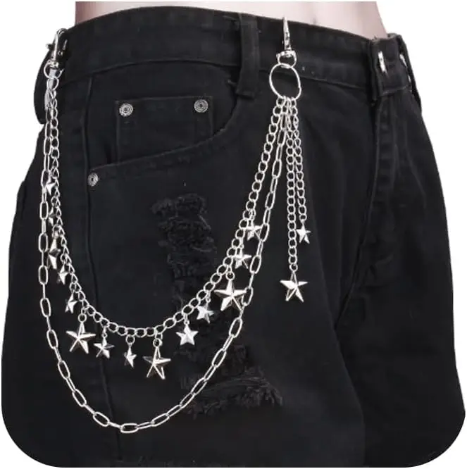 Women'S Jeans Accessories Chain - Punk Style Metal Fashion Waist Chain