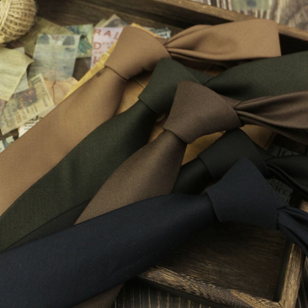 Solid Color Neck Tie Adjustabl - Women Accessories Business recension och pris