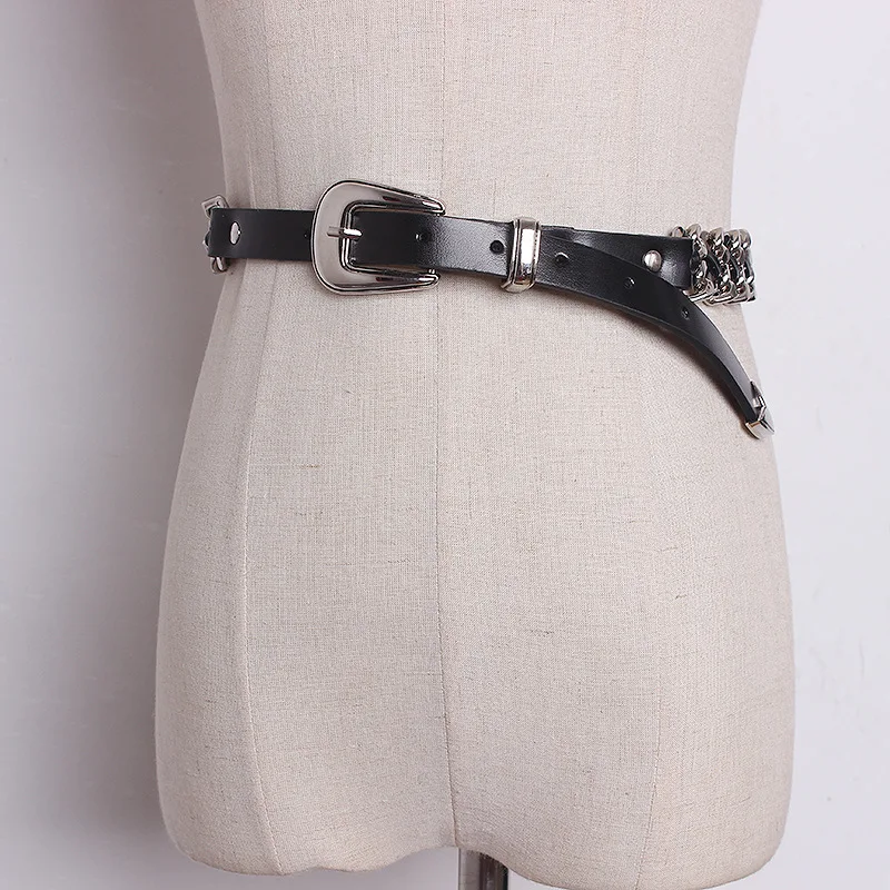 Women Hip Hop Metal Belt Fashi - Women'S Jeans Accessories Chain recension och pris