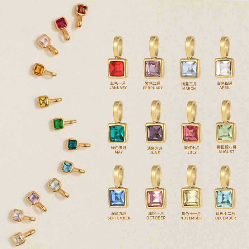 CARLIDANA Dainty Women Birthda - Charm Necklace Dainty recension och pris