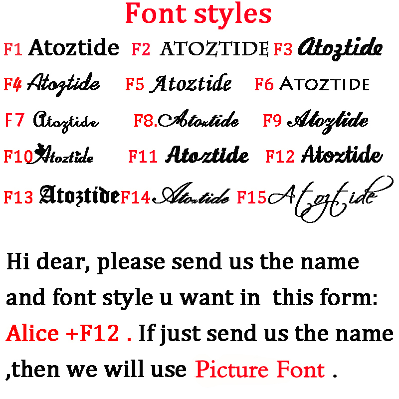 Atoztide Personalized Custom N - Women Accessories Name recension och pris