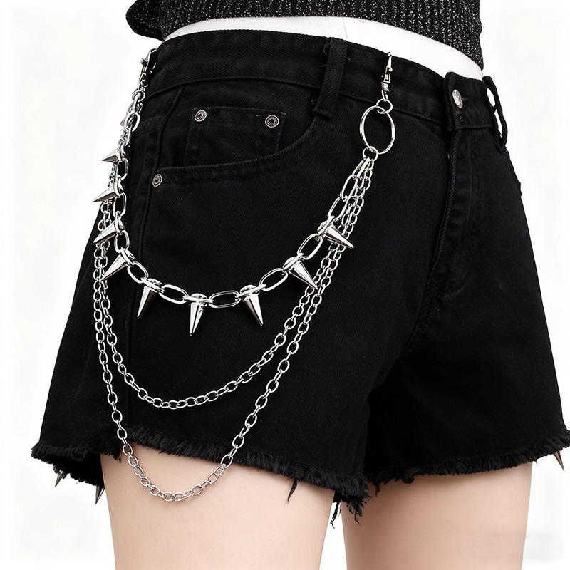 Unisex Hip Hop Punk Rock Metal - Women'S Jeans Accessories Chain recension och pris
