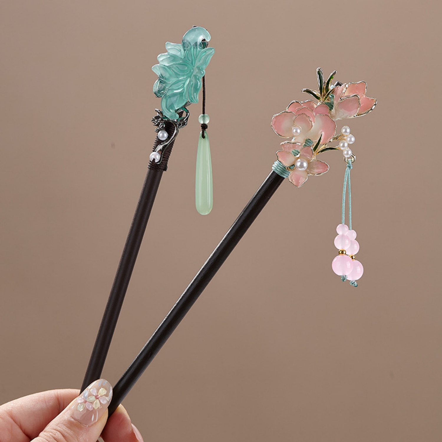 Vintage Flower Hairpin For Wom - Hair Fork Stick recension och pris