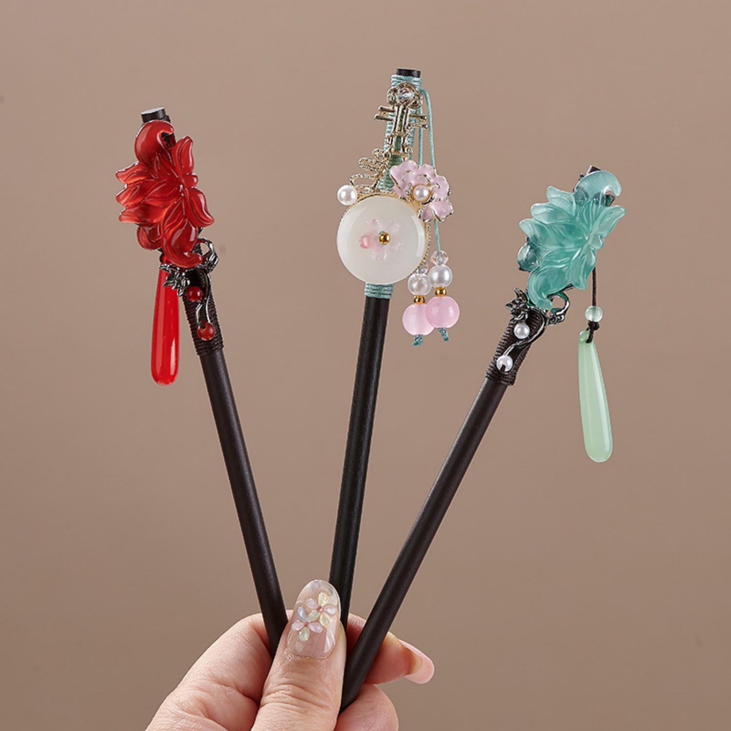 Vintage Flower Hairpin For Wom - Hair Fork Stick recension och pris