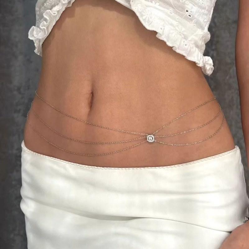 Summer  Hot Metal Waist Chain  - Women'S Jeans Accessories Chain recension och pris