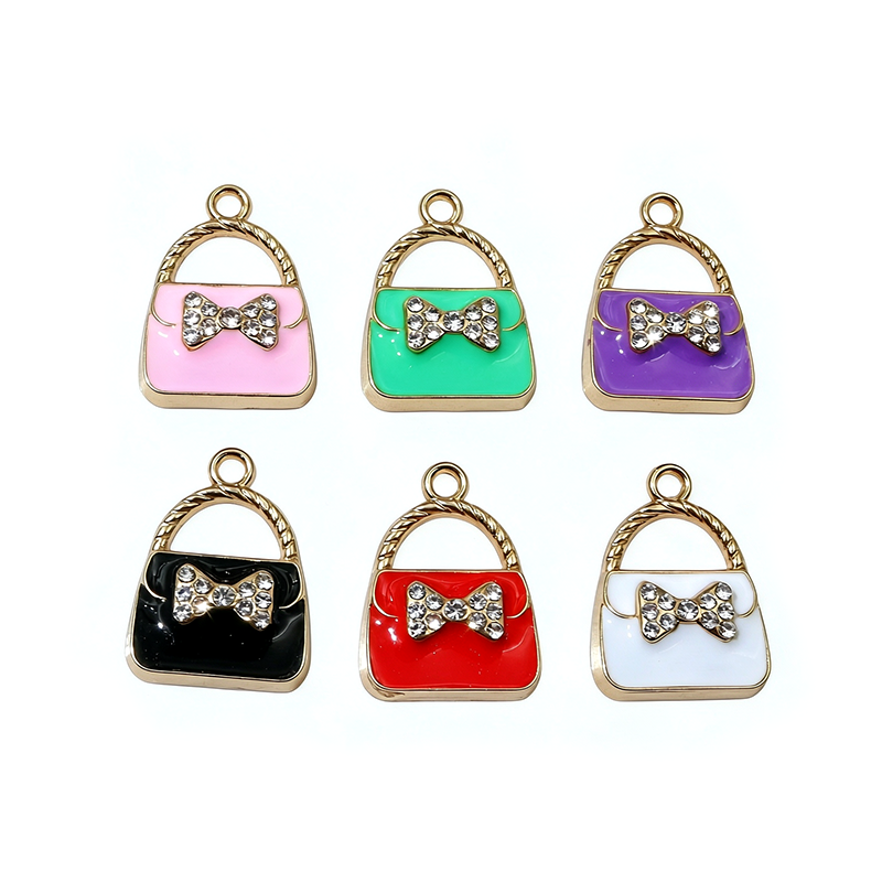 10pcs 23x17mm Enamel Women Bow - Women'S Accessories Handbags recension och pris
