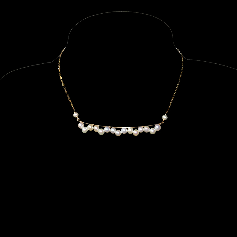 Lii Ji 14K Gold Filled Real Pe - Charm Necklace Dainty recension och pris