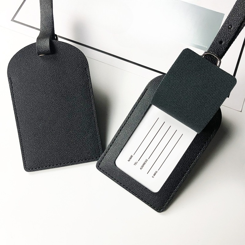 1PC PU Leather Luggage Tag Sui - Women Accessories Name recension och pris