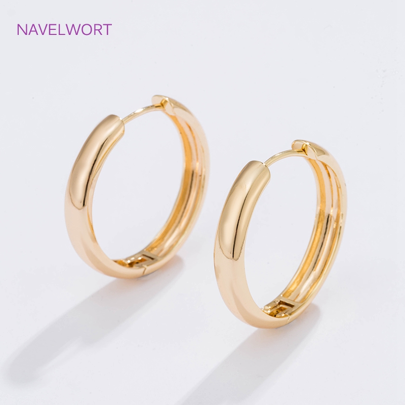 6 Sizes Gold Plated Circle Hoo - Women Accessories Gift Set recension och pris