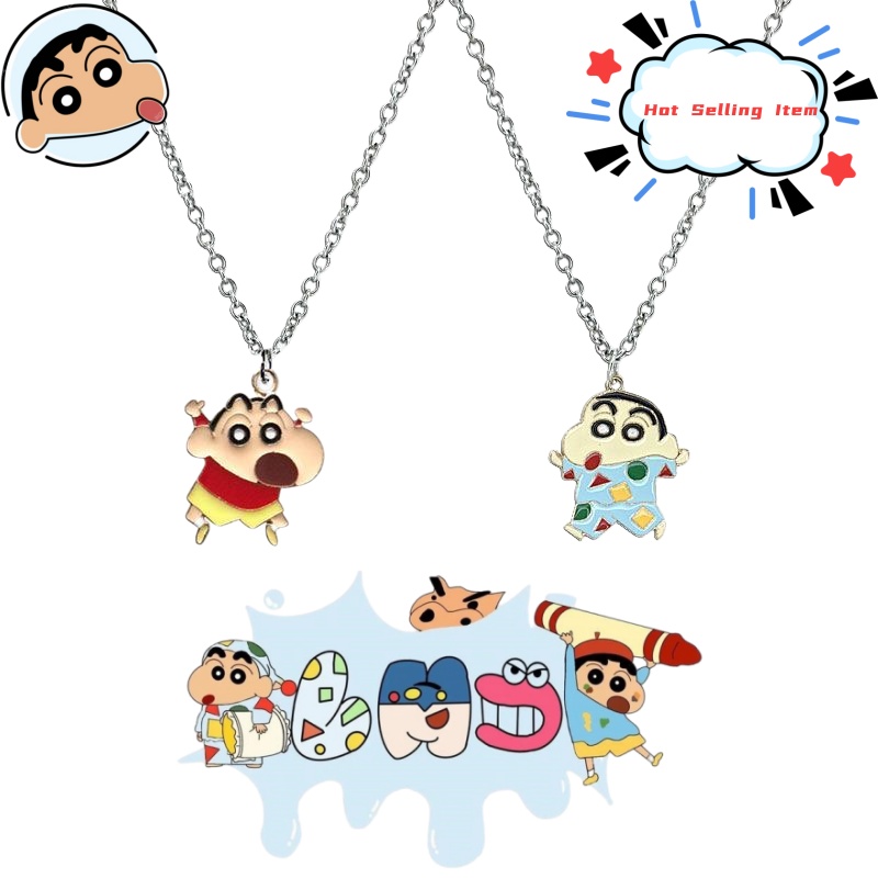 Crayon Shin-chan cartoon neckl - Women Accessories Gift Set recension och pris