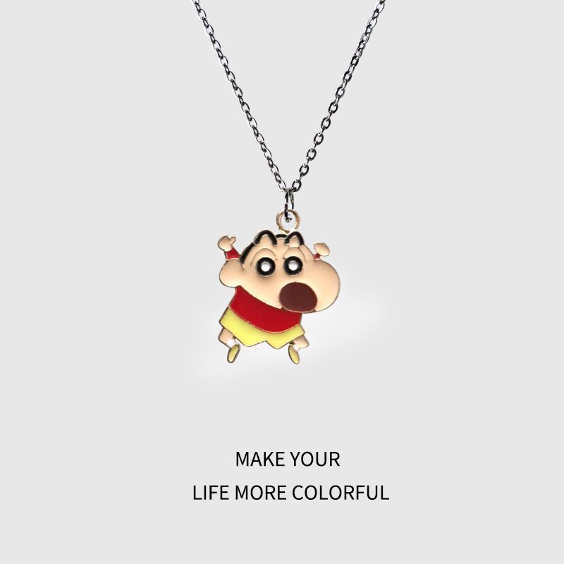 Crayon Shin-chan cartoon neckl - Women Accessories Gift Set recension och pris