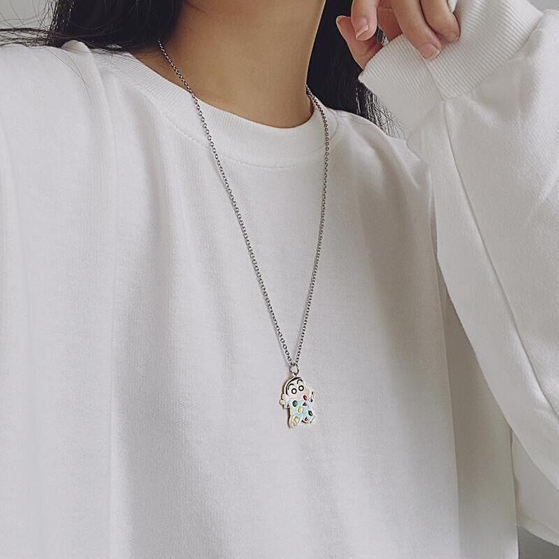 Crayon Shin-chan cartoon neckl - Women Accessories Gift Set recension och pris
