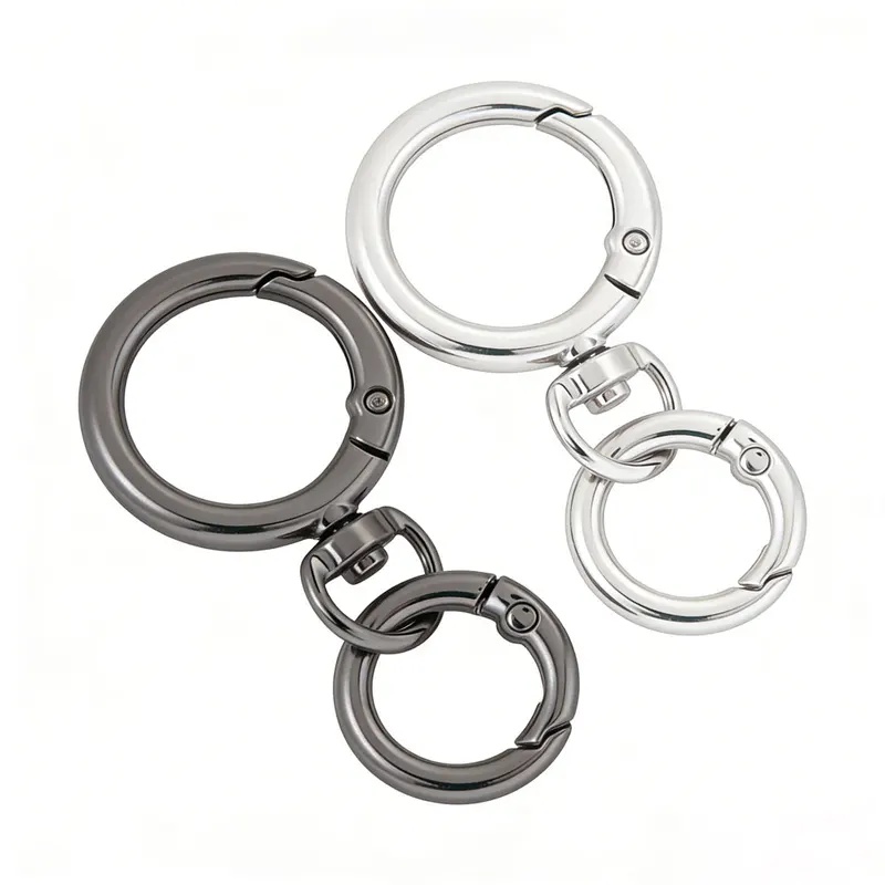 2Sets Round Spring Snap Carabi - Women'S Accessories Handbags recension och pris