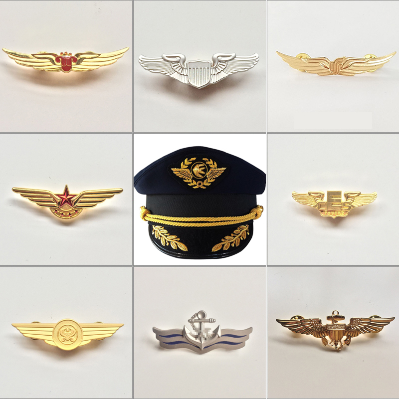 Captain Uniform Metal Cap Badg - Women Accessories Business recension och pris