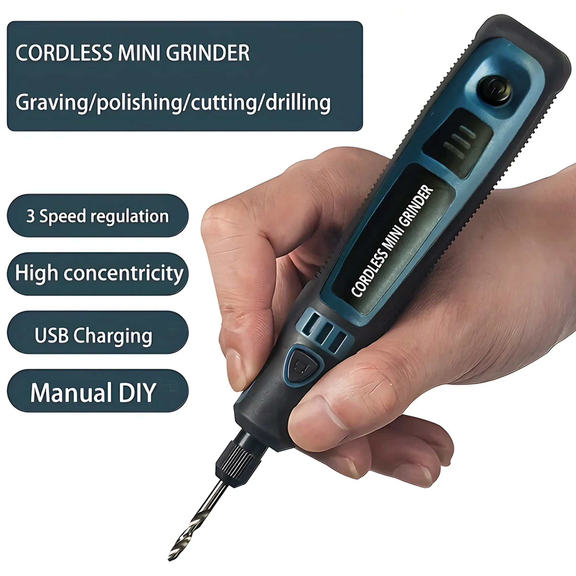 USB Cordless Electric Grinder  - Women Accessories Gift Set recension och pris