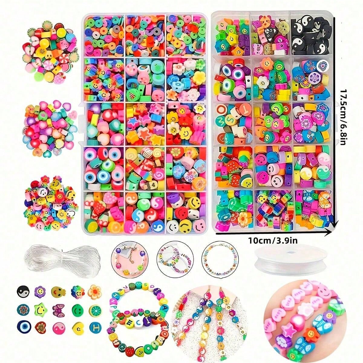 1450/1200/250pcs Polymer Clay  - Women Accessories Gift Set recension och pris