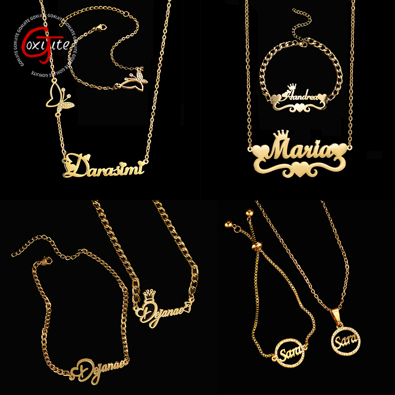 Goxijite Customize Name Neckla - Women Accessories Name recension och pris