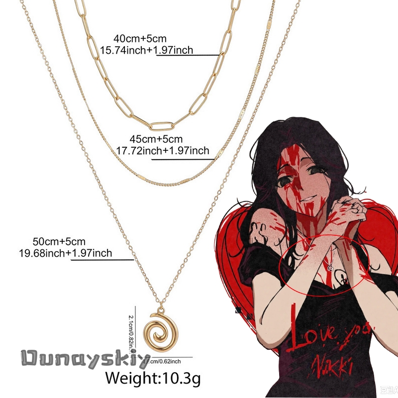 Obsession Nikki Necklace Cospl - Women Accessories Gift Set recension och pris