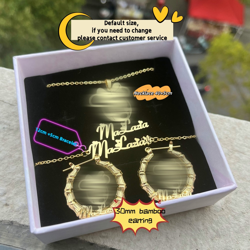 DUOYING Custom Character Jewel - Women Accessories Gift Set recension och pris