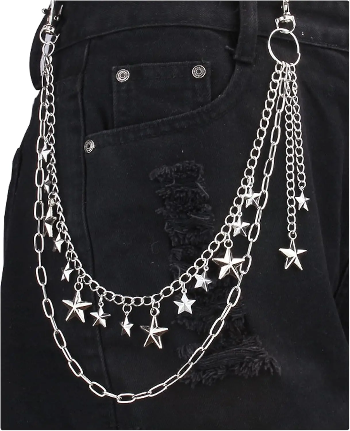 Punk Style Metal Fashion Waist - Women'S Jeans Accessories Chain recension och pris