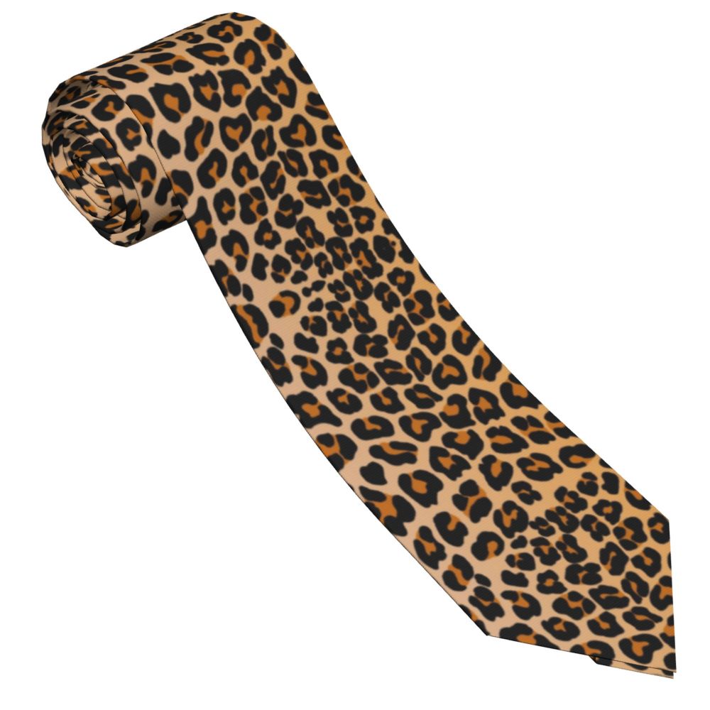 Leopard Men Women Necktie Slim - Women Accessories Business recension och pris