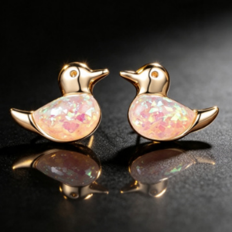 Korean Cute Yellow Duck White  - Women'S Accessories Australia recension och pris