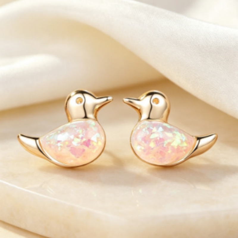 Korean Cute Yellow Duck White  - Women'S Accessories Australia recension och pris