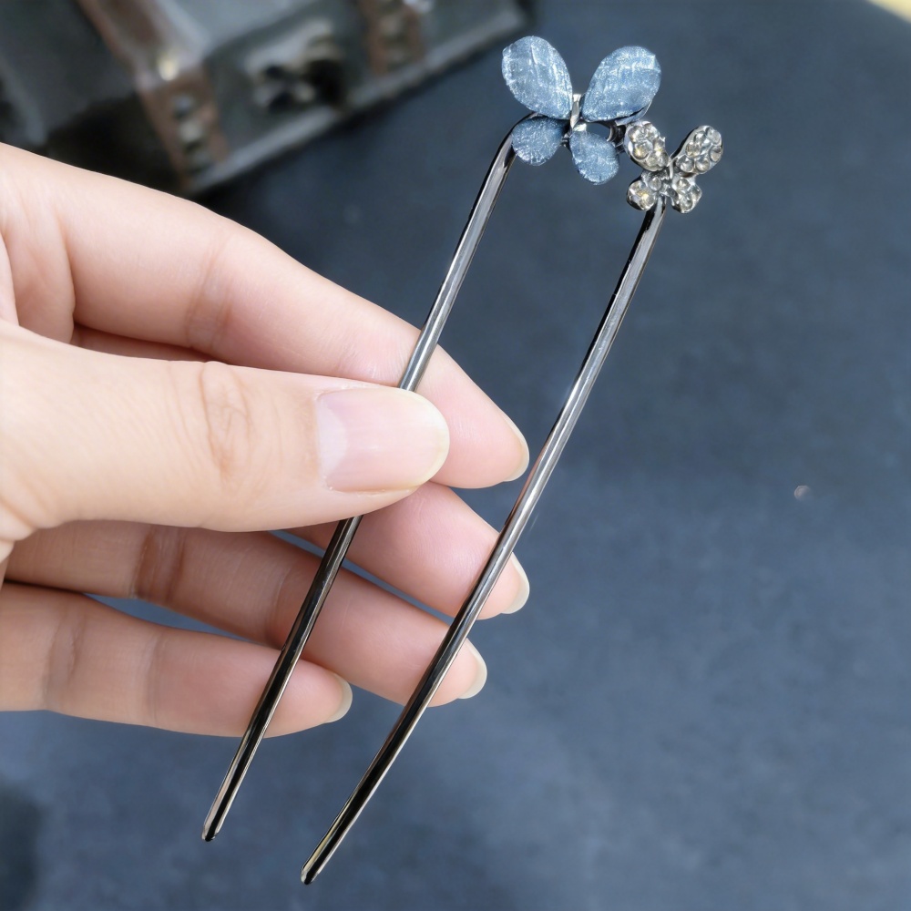 Vintage Floral Butterfly Hair  - Hair Fork Stick recension och pris