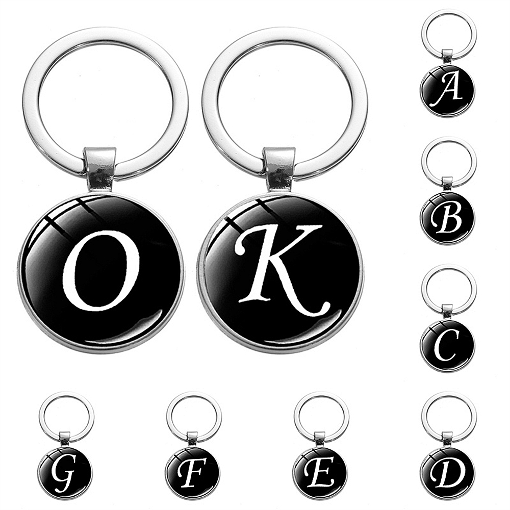 A-Z Initial Name Keychain For  - Women Accessories Name In English recension och pris
