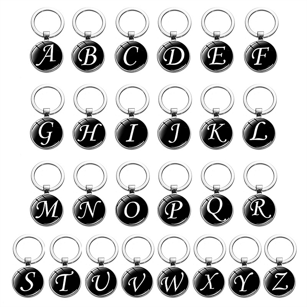 A-Z Initial Name Keychain For  - Women Accessories Name In English recension och pris