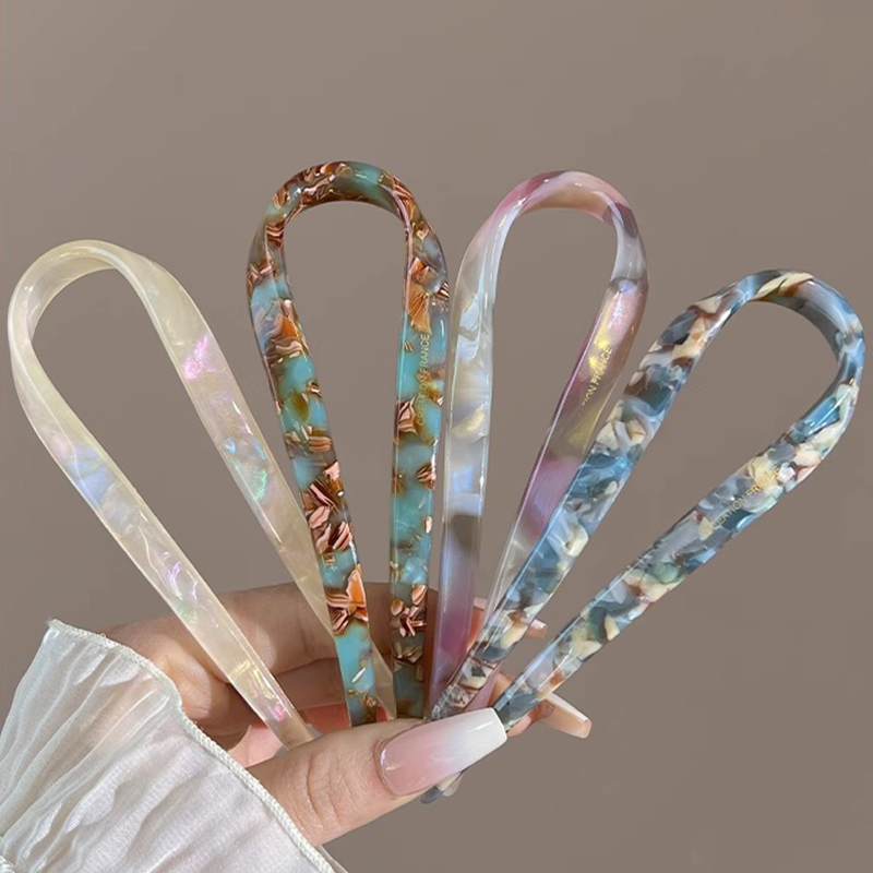U-Shaped Hair Sticks Acetate A - Hair Fork Stick recension och pris