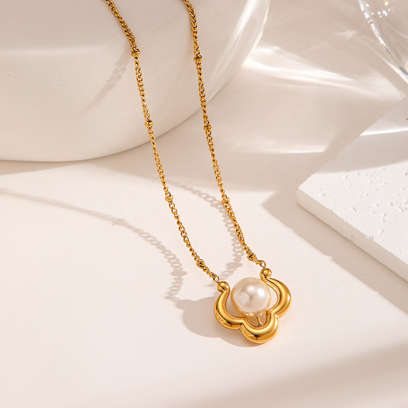 Chinese Style Lucky Auspicious - Charm Necklace Dainty recension och pris